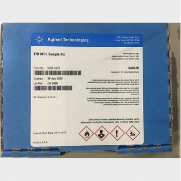 Agilent FID MDL test sample 3x0.5 ml ampoules