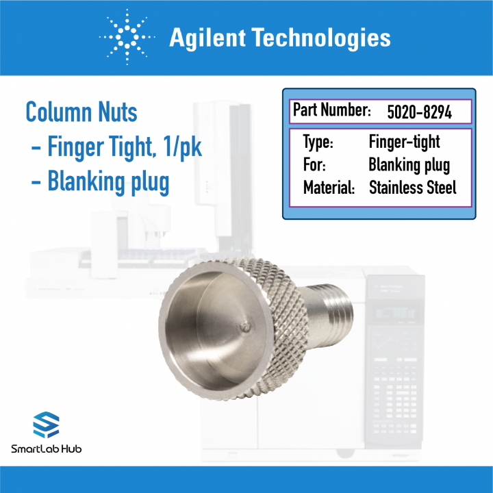 Agilent Column nut for inlet with long or long 2hole ferrule