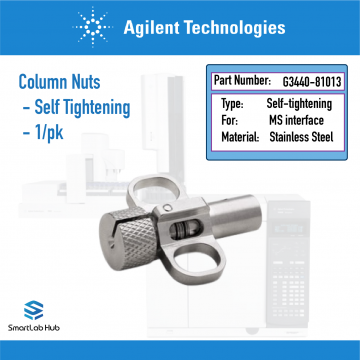 Agilent Column nut, collared, self-tightening, MSD