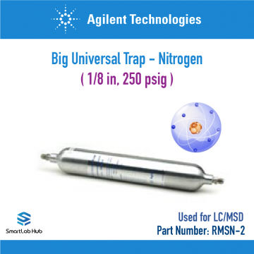 Agilent Big Universal Trap, Nitrogen, 1/8in, 250psig