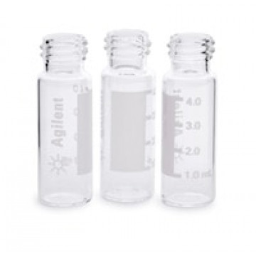 Agilent Vial,screw,4ml,clr,WrtOn,100PK