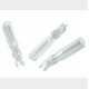 Agilent Vial insert, 250 µL, deactivated glass with polymer feet, 100/pk Insert size: 5.6 x 30 mm