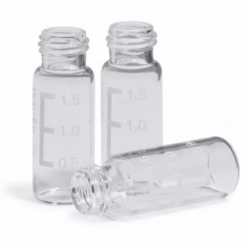 Agilent Vial,screw,2ml,clr,cert,100PK