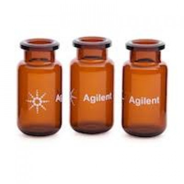 Agilent Vial,HS,crimp,RB,10ml,ambr,cert,100PK