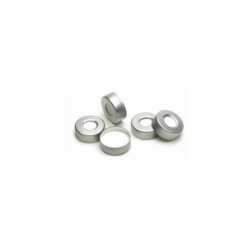 Agilent 20mm Crimp caps with septa, 100/PK