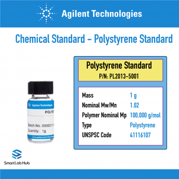 Agilent Chemical Standard - Polystyrene standard, nominal Mp 100,000g/mol, 1g