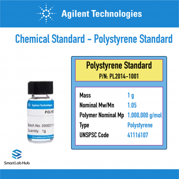 Agilent Chemical Standard - Polystyrene standard, nominal Mp 1,000,000g/mol, 1g