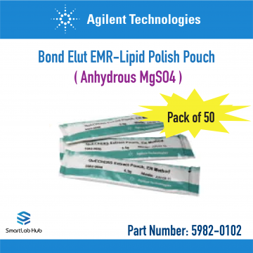 Agilent Bond Elut EMR-Lipid Polish Pouch, anhydrous MgSO4 only, 50/pk