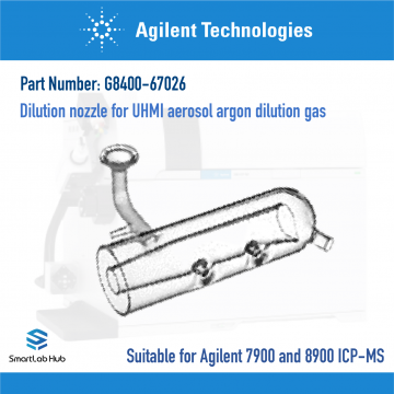 Agilent Dilution nozzle for ultra high matrix introduction (UHMI) aerosol argon dilution gas