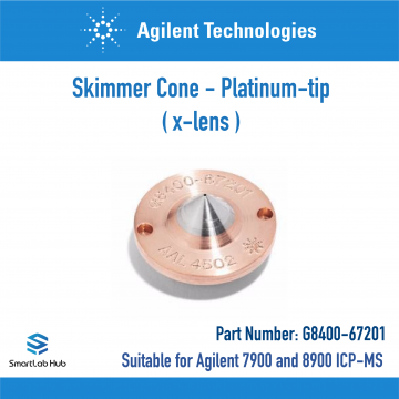 Agilent 7900, 8900 with x-lens ICP-MS skimmer cone, Platinum with Copper base