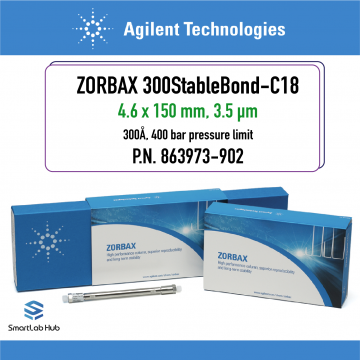 Agilent ZORBAX 300 StableBond C18, 4.6x150mm, 3.5µm