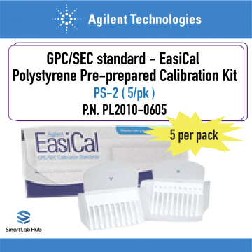 Agilent EasiCal Polystyrene pre-prepared calibration kit, PS-2, 5/pk