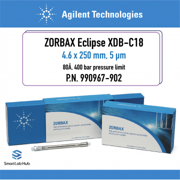 Agilent Zorbax Eclipse XDB-C18, 80Å, 4.6x250mm, 5µm