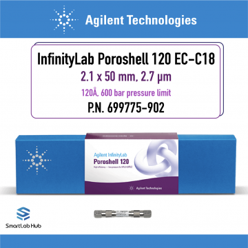 Agilent InfinityLab Poroshell 120 EC-C18, 2.1x50mm, 2.7µm