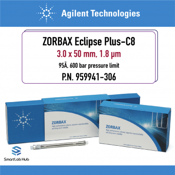 Agilent ZORBAX Eclipse Plus C8, 95Å, 3.0x50mm, 1.8µm