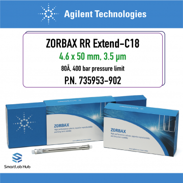 Agilent ZORBAX RR Extend-C18, 80Å, 4.6x50mm, 3.5µm