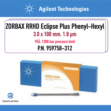 Agilent ZORBAX RRHD Eclipse Plus Phenyl-Hexyl, 95Å, 3.0x100mm, 1.8µm