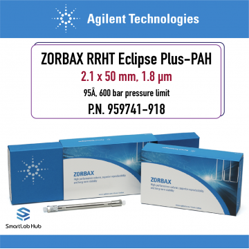 Agilent ZORBAX RRHT Eclipse Plus PAH, 95Å, 2.1x50mm, 1.8µm
