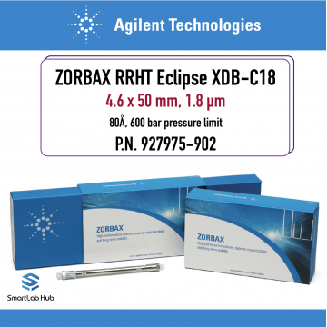 Agilent ZORBAX RRHT Eclipse XDB-C18, 80Å, 4.6x50mm, 1.8µm