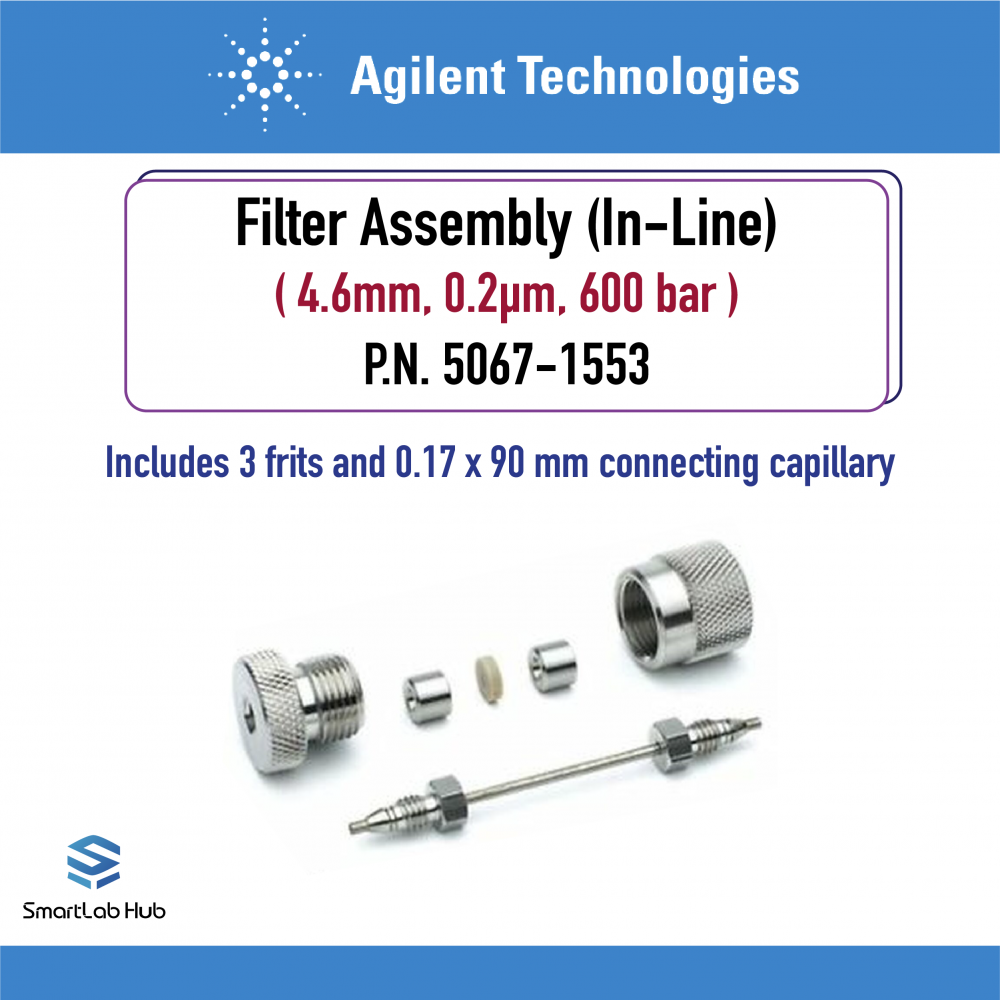 Agilent Filter assembly, inline, 4.6 mm, 0.2 µm, max 600 bar
