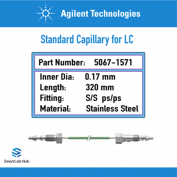 Agilent Capillary stainless steel 0.17x320mm S/S ps/ps