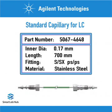 Agilent Capillary stainless steel 0.17x700mm S/SX ps/ps