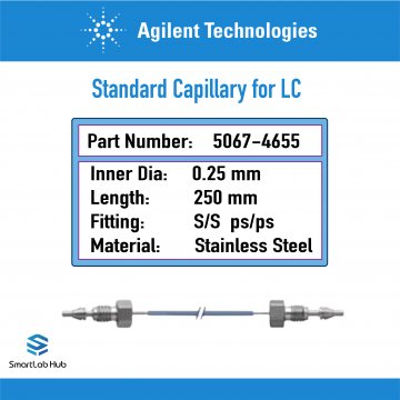 Agilent Capillary stainless steel 0.25x250mm S/S ps/ps