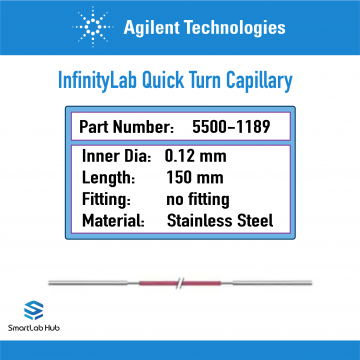 Agilent Quick Turn capillary stainless steel 0.12x150mm