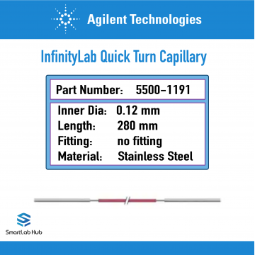 Agilent Quick Turn capillary stainless steel 0.12x280mm