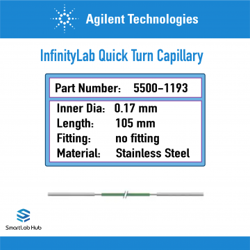 Agilent Quick Turn capillary stainless steel 0.17x105mm