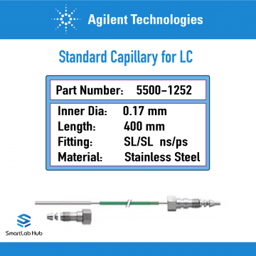 Agilent Capillary stainless steel 0.17x400mm SL/SL ns/ps