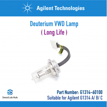 Agilent Deuterium VWD lamp, long-life, for Agilent G1314A/B/C