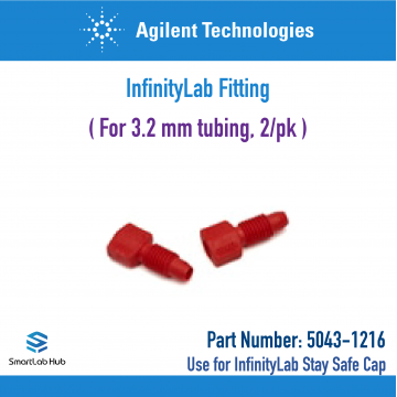 Agilent InfinityLab fitting for 3.2 mm tubing, 2/pk