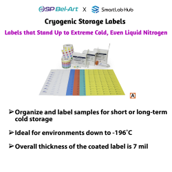Bel-Art Cryogenic Storage Labels