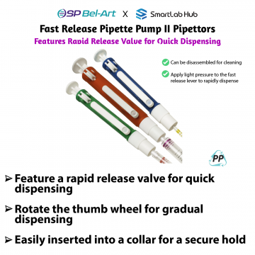 Bel-Art Fast Release Pipette Pump II Pipettors