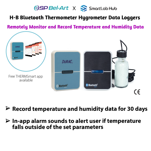 Bel-Art H-B Bluetooth Thermometer Hygrometer Data Loggers Bel-Art H-B Bluetooth Thermometer Hygrometer Data Loggers