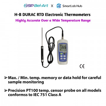 Bel-Art H-B DURAC® RTD Electronic Thermometers