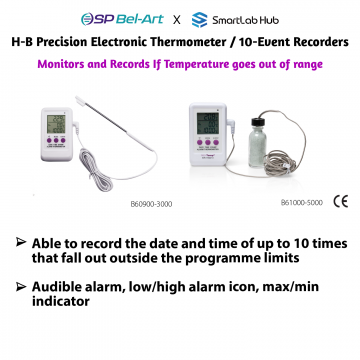 H-B Instrument Durac High-Temp Precision RTD Electronic Thermometers Probe