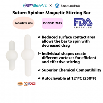Bel-Art Saturn Spinbar® Teflon® Magnetic Stirring Bar