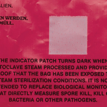 Bel-Art Clear Biohazard Disposal Bags with Warning Label; 1.5 mil Thick, 10-12 Gallon Capacity, Polypropylene (Pack of 100)