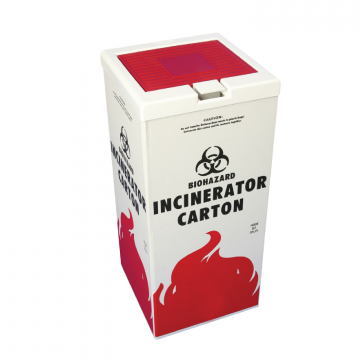 Bel-Art Polypropylene Cover for Biohazard Incinerator Disposal Carton
