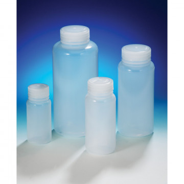 Bel-Art Precisionware Wide-Mouth 1,000ml Low-Density Polyethylene Bottles; Polypropylene Cap, 53mm Closure (Pack of 6)