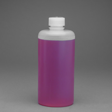 Bel-Art Precisionware Narrow-Mouth 500ml (16oz) Autoclavable Polypropylene Bottles; Polypropylene Cap, 28mm Closure (Pack of 12)