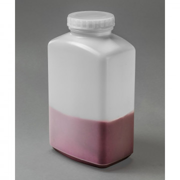 Bel-Art Polystormor Square Edge, Wide-Mouth 1,000ml (32oz) Polyethylene Bottles; Polypropylene Cap, 53mm Closure (Pack of 6)