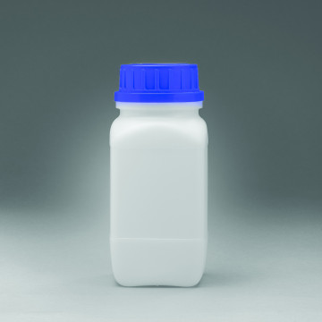 Bel-Art Square 500ml Polyethylene Bottles; Polypropylene Cap, 53mm Closure (Pack of 6)