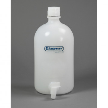 Bel-Art Polyethylene Carboys with Spigot; 8 Liters (2 Gallons)