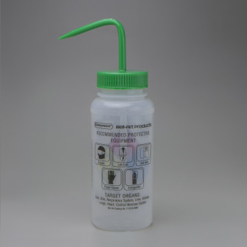 Bel-Art GHS Labeled Safety-Vented Ethyl Acetate Wash Bottles; 500ml (Pack of 4)