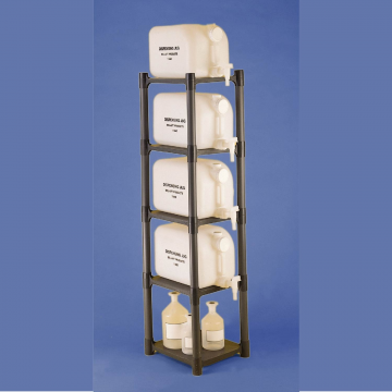 Bel-Art Dispensing Jug Polyethylene Rack for H11850-0000; 15¼ x 13⅞ x 60 in.