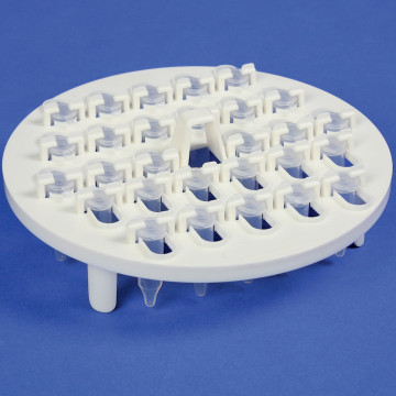 Bel-Art PrepSafe Floating Microcentrifuge Tube Rack; For 1.5-2.0ml Tubes, 28 Places