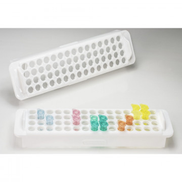 Bel-Art Floating Centrifuge Tube Rack; For 1.5-2.0ml Tubes, 60 Places (Pack of 2)